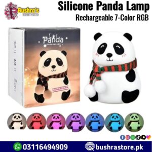 Cute Panda Night Light 7-Color RGB Lamp