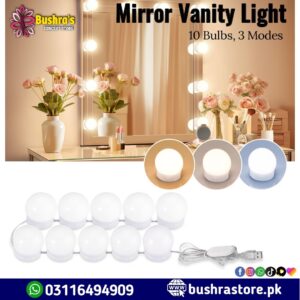 10 Bulbs Mirror Vanity Light | 3 Modes
