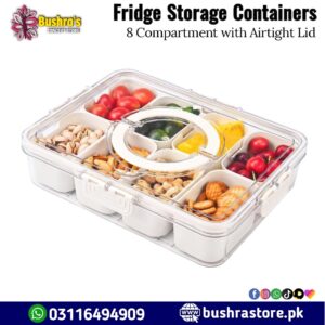 8 Compartment Fridge Organiser Storage Box