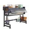 Large Over Sink Dish Drying Rack – Metal Kitchen Organizer