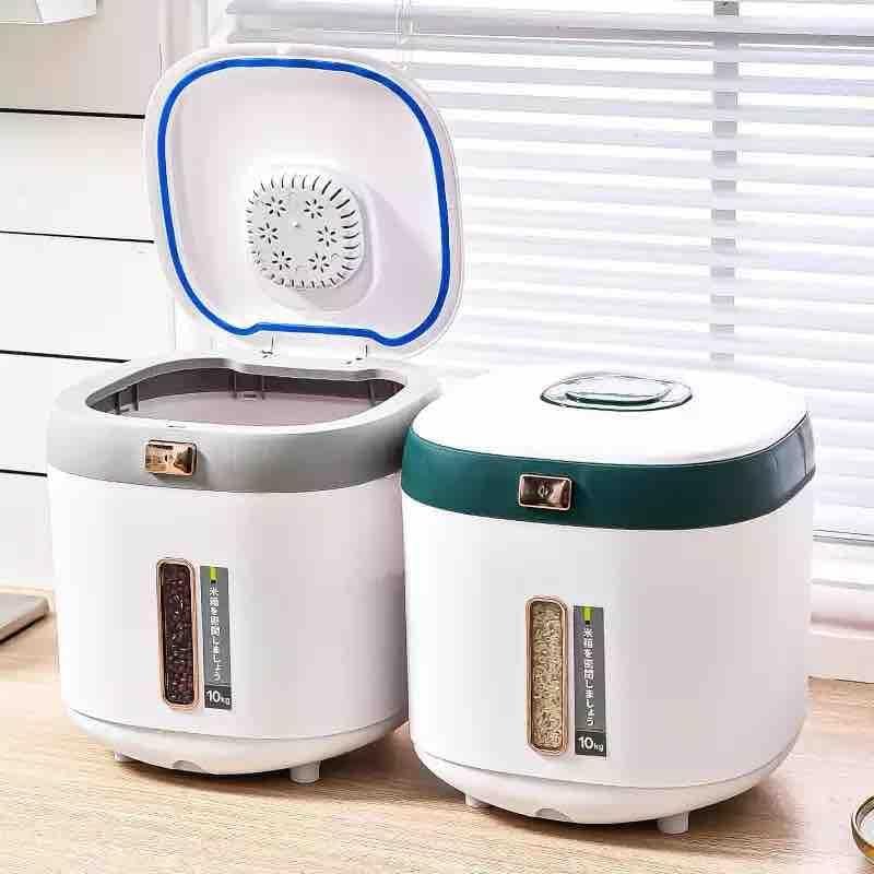 Stylish Rice Barrel Bin – 10KG